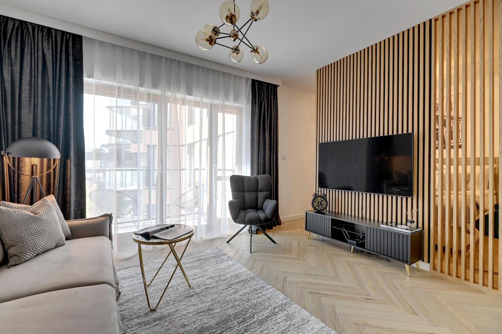 Nadmotlawie Estate Gym, Sauna & Parking By Downtown Apartments Гданськ Екстер'єр фото