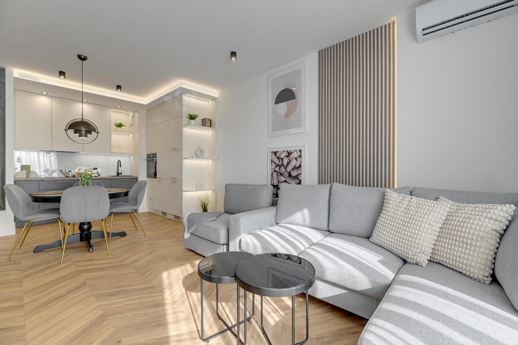Nadmotlawie Estate Gym, Sauna & Parking By Downtown Apartments Гданськ Екстер'єр фото