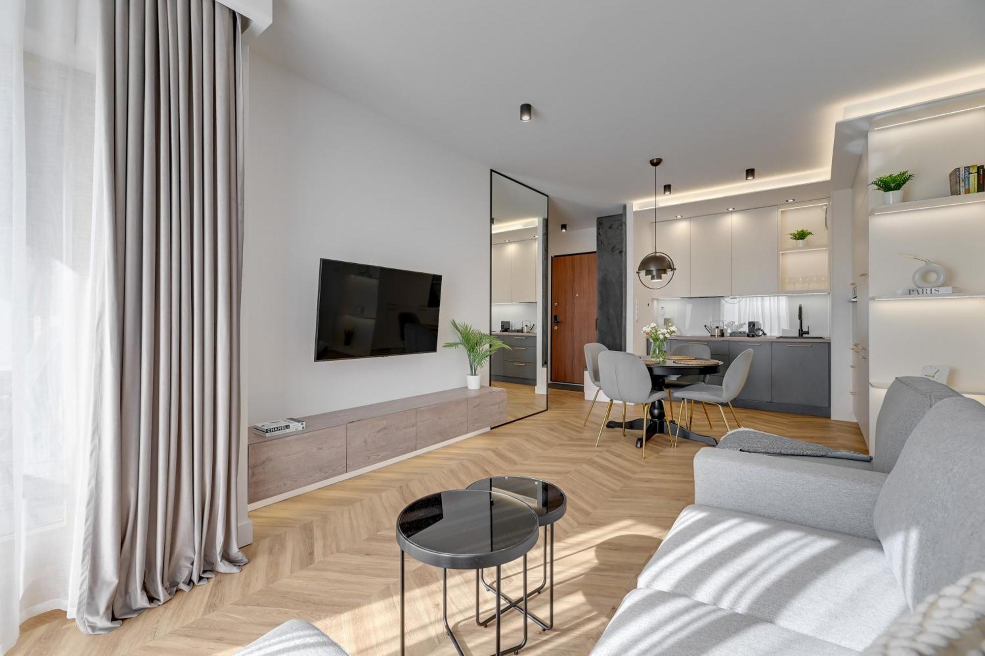 Nadmotlawie Estate Gym, Sauna & Parking By Downtown Apartments Гданськ Номер фото